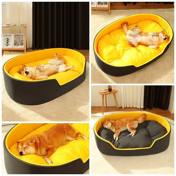 Dog Bed Pet Nest – Soft Cat Mat & Pet Cushion for Comfortable Sleep