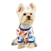 Cartoon Cute Pet Print Jumpsuit