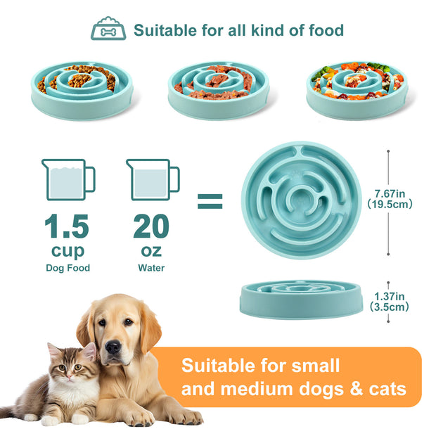 Slow Feeder Dog Bowl – Healthy, Safe & Engaging Mealtime Solution