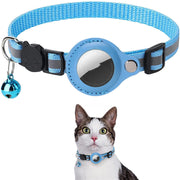 Reflective Dog Collar with AirTag Holder -UK Pet Safety