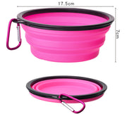 Outdoor Portable Folding Bowl with Keychain
