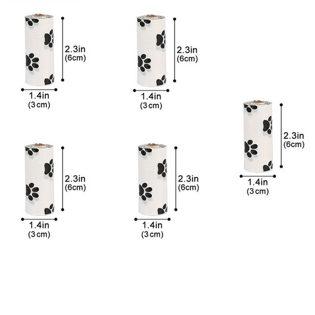 Dog Poop Bags – Biodegradable Continuous Roll with Dispenser Options