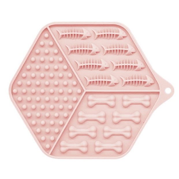 Silicone Dog Lick Pad | Heat & Cold Resistant Pet Feeding Mat for Puppies