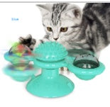 Cat Rotating Windmill Toy – Multi-Function Scratcher, Teething & Play