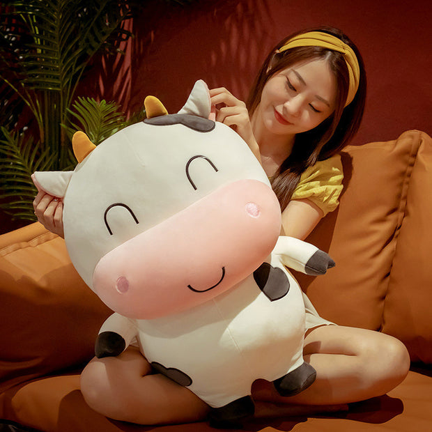 Milk Cow Teddy Soft Stuffed Plush Toy