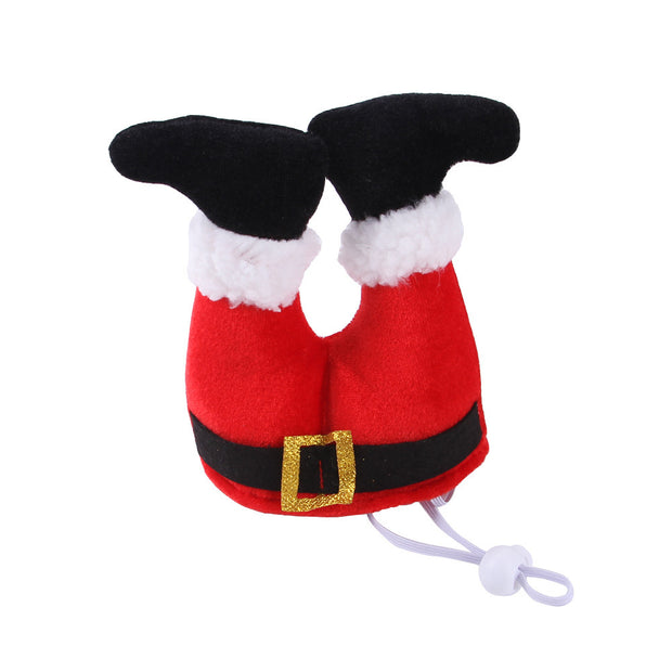 Cute Christmas Hat for Dogs & Cats – Soft Fleece Holiday Pet Costume 🎅