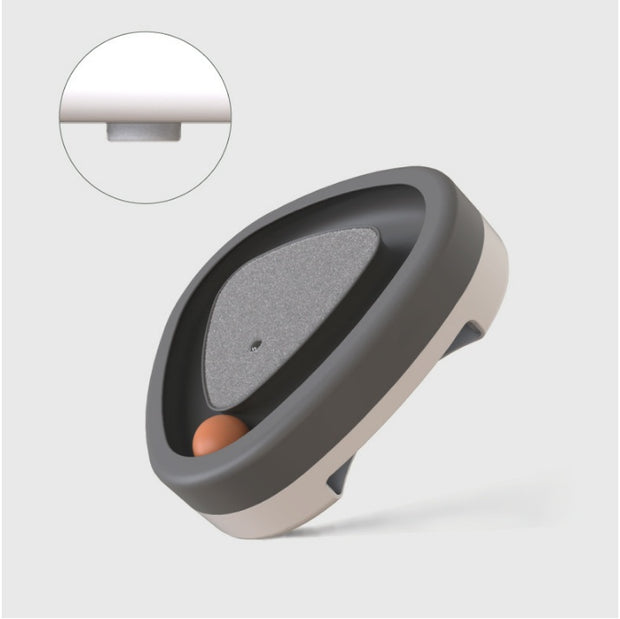 Smart Cat Triangle Turntable Toy – Interactive Electric Scratcher with Feather