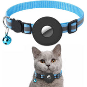 Airtag Pet Collar with Bell – Reflective Adjustable Anti-Lost Cat & Dog Collar