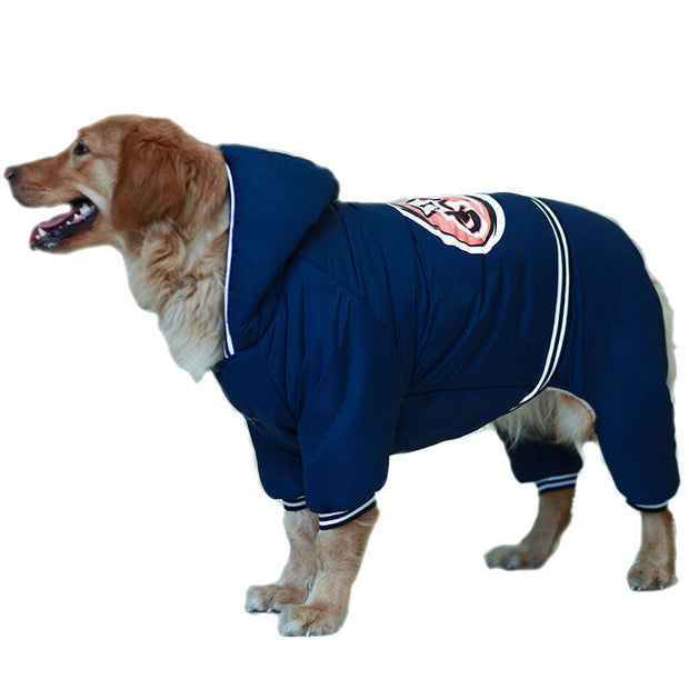 Heavy Padded Winter Jacket for Large Dogs