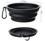 Outdoor Portable Folding Bowl with Keychain