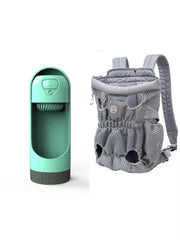 Front & Back Dog Carrier Backpack – Breathable Legs Out Pet Travel Bag