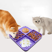 Portable Silicone Pet Feeding Mat | Non-Slip Waterproof Pet Food Tray
