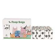 Dog Poop Bags – Biodegradable Continuous Roll with Dispenser Options