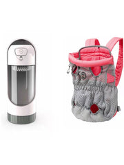 Front & Back Dog Carrier Backpack – Breathable Legs Out Pet Travel Bag