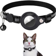Reflective Dog Collar with AirTag Holder -UK Pet Safety