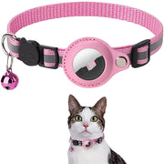 Reflective Dog Collar with AirTag Holder -UK Pet Safety