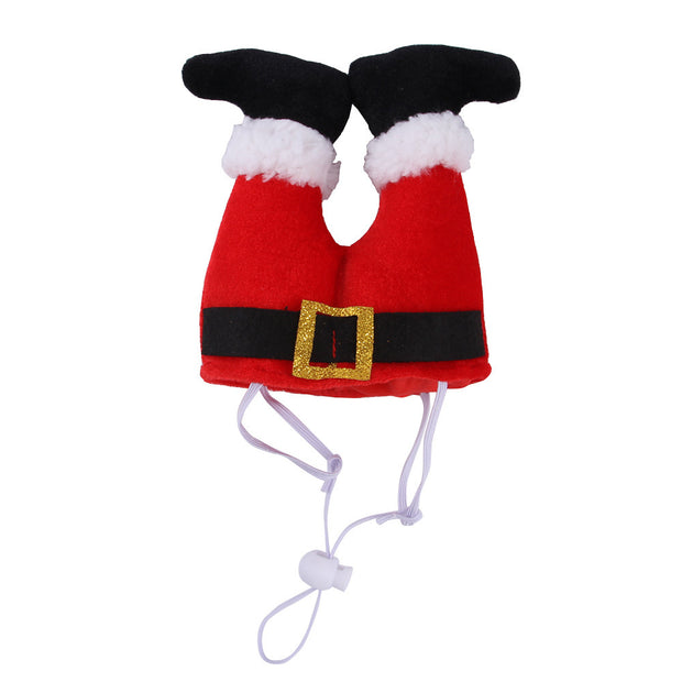 Cute Christmas Hat for Dogs & Cats – Soft Fleece Holiday Pet Costume 🎅