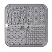 Silicone Pet Lick Pad with Suction Cups & Scraper – Slow Feeder Mat for Dogs & Cats