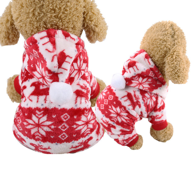 Cozy Acrylic Four-Leg Pet Outfit – Warm & Stylish Clothing for Dogs & Cats