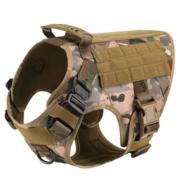 Luxury Dog Harness & Leash Set – Adjustable Nylon Camouflage
