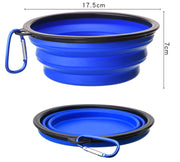 Outdoor Portable Folding Bowl with Keychain