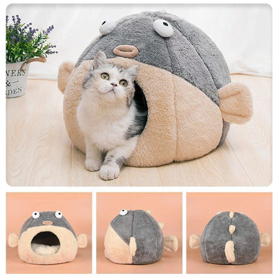 Cute Animal Cat & Small Dog Cushion Bed