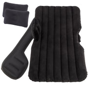 Flocking Inflatable Air Cushion Bed – Soft Portable Mattress with Optional Air Pump