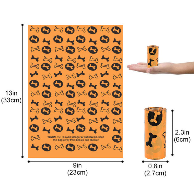 Dog Poop Bags – Biodegradable Continuous Roll with Dispenser Options