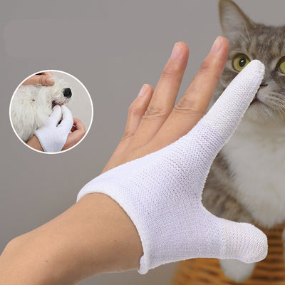 Gentle Dog & Cat Teeth Cleaning Finger Cover
