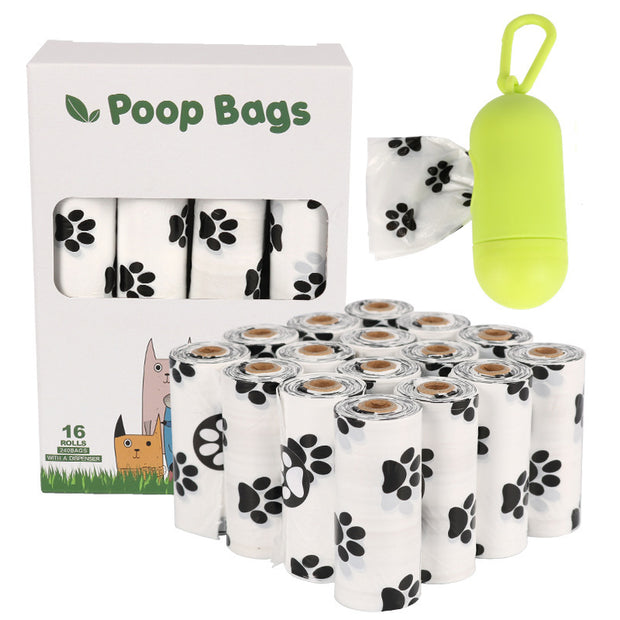 Dog Poop Bags – Biodegradable Continuous Roll with Dispenser Options