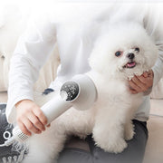 Smart Pet Hair Dryer & Comb – Silent Grooming Tool for Dogs & Cats