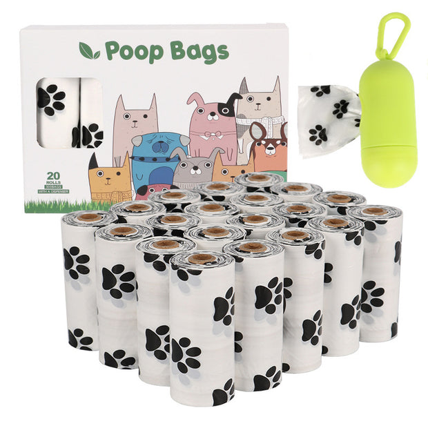 Dog Poop Bags – Biodegradable Continuous Roll with Dispenser Options