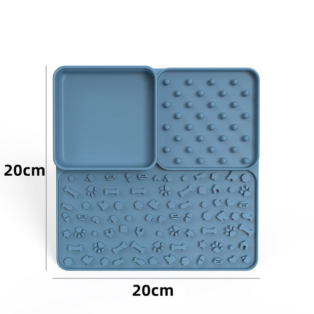 Portable Silicone Pet Feeding Mat | Non-Slip Waterproof Pet Food Tray