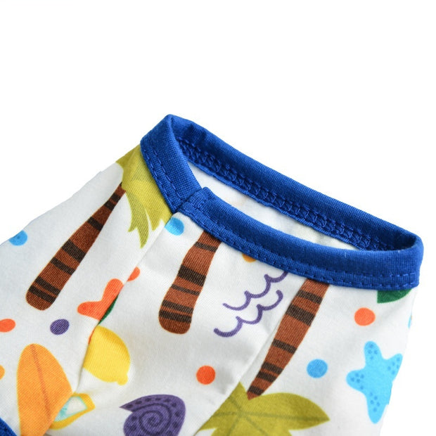 Cartoon Cute Pet Print Jumpsuit