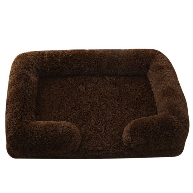 Doghouse & Cathouse Plush Round Pet Bed