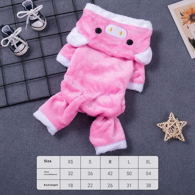 Adorable Piggy Thermal Pet Fleece for Puppies & Kittens
