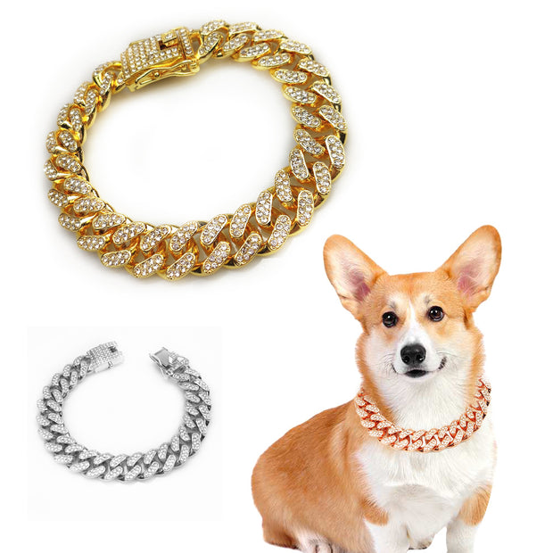 Fashion Necklace for Dogs & Cats, Alloy