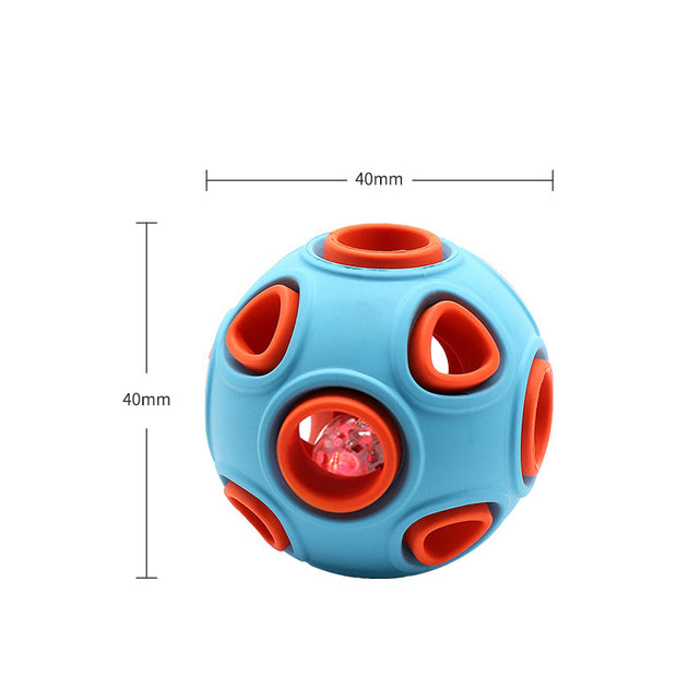 Luminous Sounding Dog Toy Ball – Light & Sound Interactive Toy