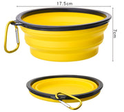 Outdoor Portable Folding Bowl with Keychain