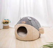 Cute Animal Cat & Small Dog Cushion Bed
