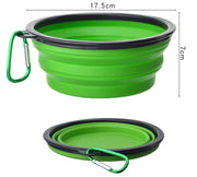 Outdoor Portable Folding Bowl with Keychain
