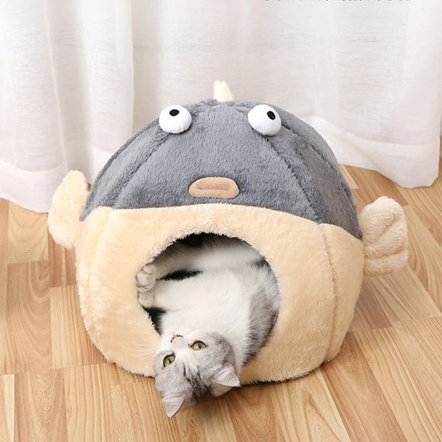 Cute Animal Cat & Small Dog Cushion Bed