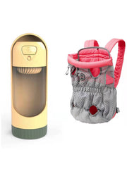 Front & Back Dog Carrier Backpack – Breathable Legs Out Pet Travel Bag