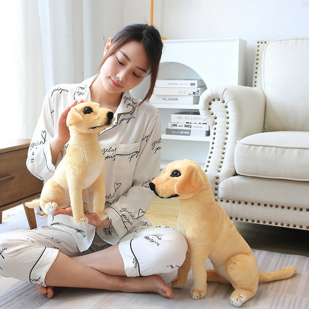 Cute Simulation Golden Retriever Doll Dog Plush Toy