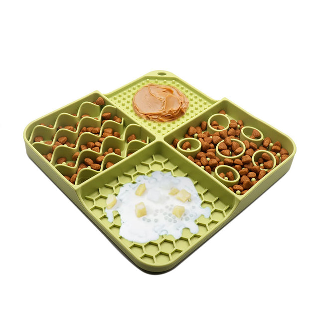 Portable Silicone Pet Feeding Mat | Non-Slip Waterproof Pet Food Tray