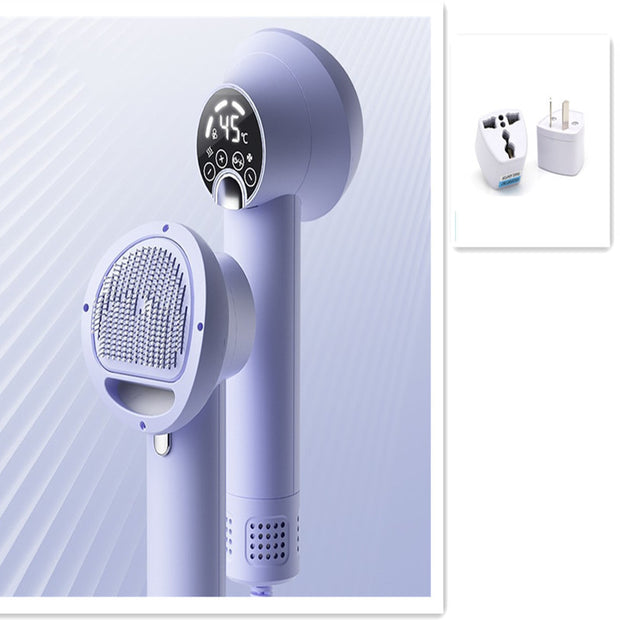 Smart Pet Hair Dryer & Comb – Silent Grooming Tool for Dogs & Cats