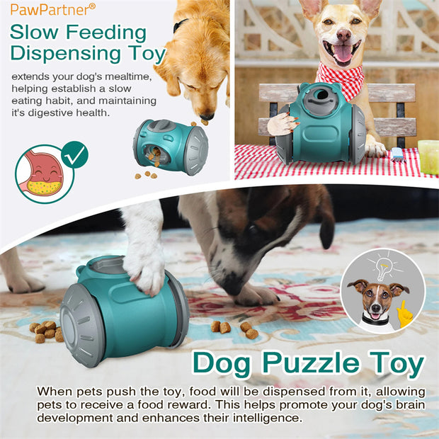 Dog Tumbler Toy – Interactive IQ Feeder & Training Game for Dogs & Cats