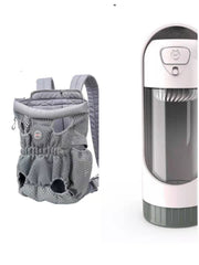 Front & Back Dog Carrier Backpack – Breathable Legs Out Pet Travel Bag