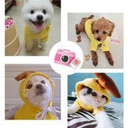 Cute Fruit Dog Hoodie – Warm Fleece Winter Coat for Small Dogs & Cats