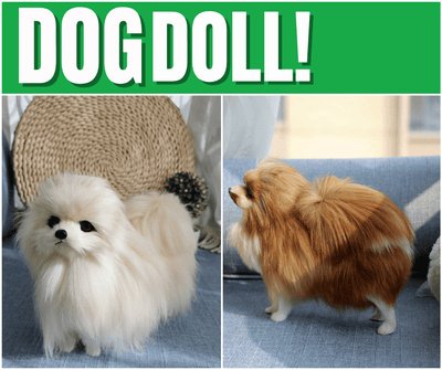 Plush toy dog doll